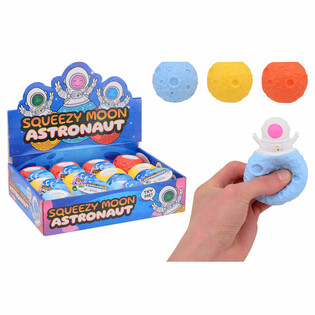 Astronaut Squeezy Moon Ball - V Displayi (12 Kusov)