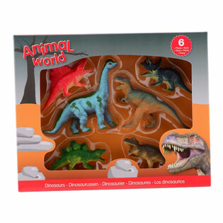 ANIMAL WORLD - Set Dinosaurov (6 Fig&uacute;rok)