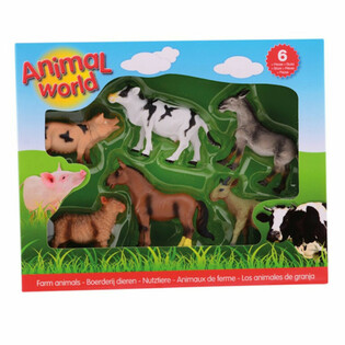 ANIMAL WORLD - HERN&Aacute; SADA S 6 KS FIG&Uacute;ROK ZVIERAT Z FARMY (1ks)