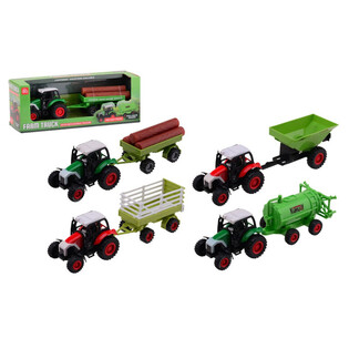 FARM MASTER - SET TRAKTOROV DIE-CAST - MIX (12 ks)