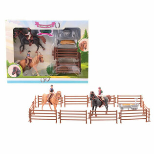MY LOVELY HORSE - XL - 2x HRAČKA K&Ocirc;Ň S VEĽKOU STAJŇOU - V DARČEKOVEJ KRABICI (1 ks)