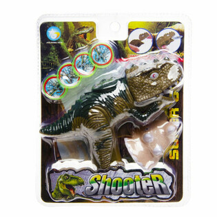 Dinosaurus pi&scaron;toľ na vystreľovanie diskov