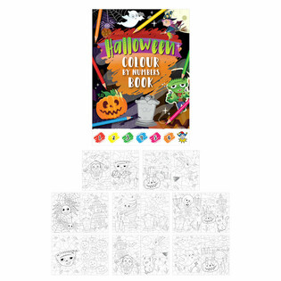 Omaľov&aacute;nka Maľovanie podľa č&iacute;sel - Halloween (48 ks)