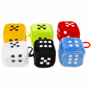 Ply&scaron;ov&eacute; Kocky - Mix Farieb 4,5 x 4,5 cm (24 ks)