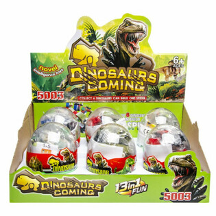 Stavebnica Bricks - Dinosaurus v kapsuli Display (6 ks)