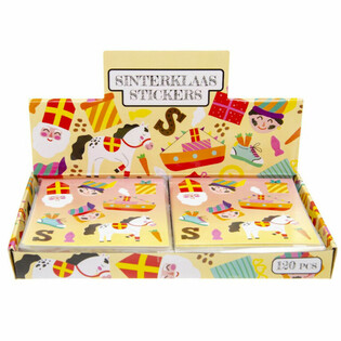 Z&aacute;bavn&eacute; samolepky - Model: Mikul&aacute;&scaron; (Sinterklaas) (120 ks)