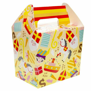 SINTERKLAAS MENU BOX / DARČEKOV&Aacute; KRABIČKA 14x10x17 cm (12 ks)
