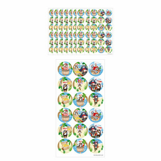 FUN STICKERS - PIR&Aacute;TSKE N&Aacute;LEPKY - 18 N&Aacute;LEPIEK NA H&Aacute;RKU (10 ks)