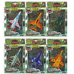 Kovov&eacute; Lietadl&aacute; F16 Die-Cast (6 ks)