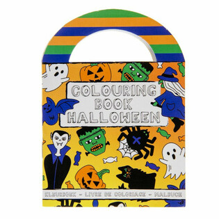 Mal&eacute; halloweenske omaľov&aacute;nky s n&aacute;lepkami (48 kusov)