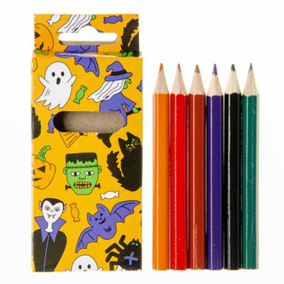 6-dielna sada halloweenskych farbičiek (24 kusov)