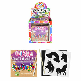 ECO FRIENDLY - Magick&yacute; Stierac&iacute; Papier Jednorožec v Displayi (108 ks)