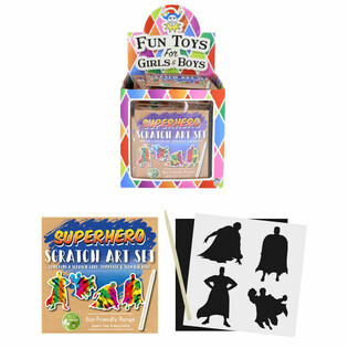 Ekologick&yacute; magick&yacute; stierac&iacute; papier Superhrdinovia Displej (108 ks)