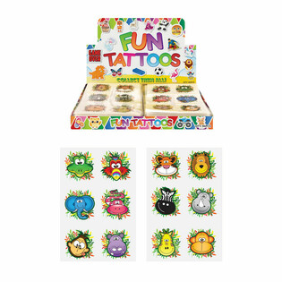 FUN TATTOOS - MODEL: DŽUNGLOV&Eacute; ZVIERAT&Aacute; V DISPLEJI (96 ks)