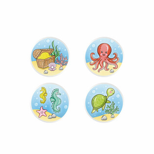 MIX SEA LIFE / MORSK&Eacute; ZVIERAT&Aacute; - HOPK&Aacute;ČE &Oslash;3.3 cm (100 ks)