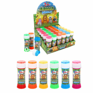 Bublifuk Zvieratk&aacute; z Džungle 50ml v Displayi (36 ks)