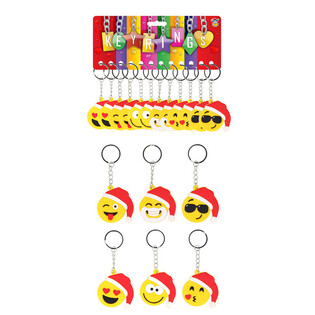 VIANOČN&Eacute; KĽ&Uacute;ČENKY SMILEY (12 ks)