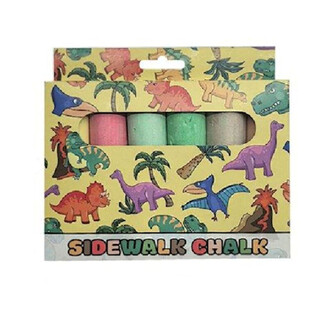 Veľk&eacute; Kriedy na Chodn&iacute;k 6 ks - Dinosaurus (12 bal.)