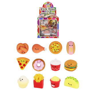 SQUISHY FAST FOOD FIG&Uacute;RKY DO TOMBOLY - V DISPLEJI (60 ks)