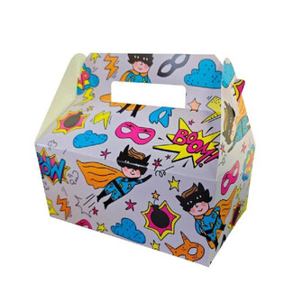 Detsk&yacute; Jed&aacute;lny Box Superhero - 22,5 x 12 x 9,5 cm (24 ks)