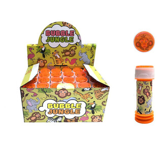 Bublifuk Zvieratk&aacute; z džungle, 25ml v displeji (24ks)