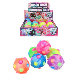 Svietiaca Disco Hopkalka - 6cm - Displej 12 ks