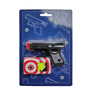 Guličkov&aacute; pi&scaron;toľ BB Gun 10,5cm na karte [Pod 0.08J] (6 ks)