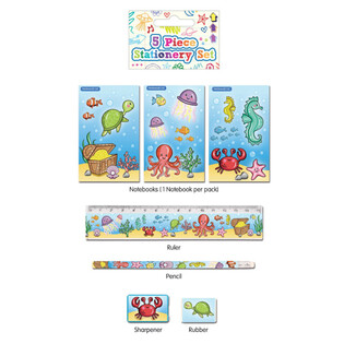 5-dielna p&iacute;sacia s&uacute;prava Sea Life (24 ks)