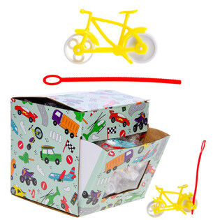 BICYKEL S ŤAHACOU &Scaron;N&Uacute;RKOU - V DISPLEJI (56 ks)