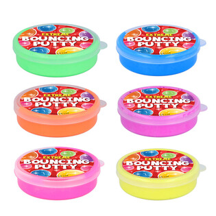 Sk&aacute;kacia Plastel&iacute;na Bouncing Putty, 10g - Mix Farieb (6 ks)