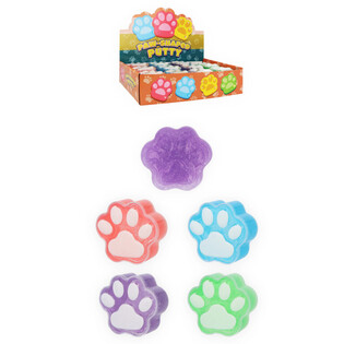 Sliz v tvare psej labky - Paw Shaped Putty (24 ks)