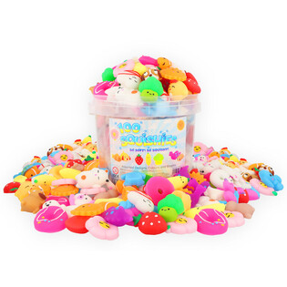 Mix squishy fig&uacute;rok v vedre (100 kusov)