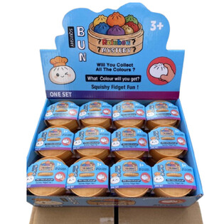 RAGE - Squishy Bun Dumplings MAL&Eacute; (5.3x5.3x4.1 cm) - Viral 2026 Fidget Toy (24 ks)