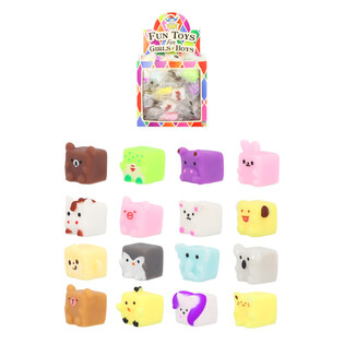Squishy Cube Animals do tomboly - v displeji (96 ks)