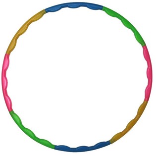 Hula hoop obruč (4 ks)