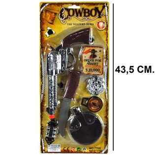KOVBOJSK&Aacute; SADA NA KARTE - MODEL 4 (6 ks)