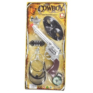 Kovbojsk&yacute; set na karte - Model 7 (6 ks)