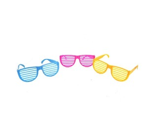 Detsk&eacute; Mriežkovan&eacute; Okuliare Shutter Shades (24 ks)